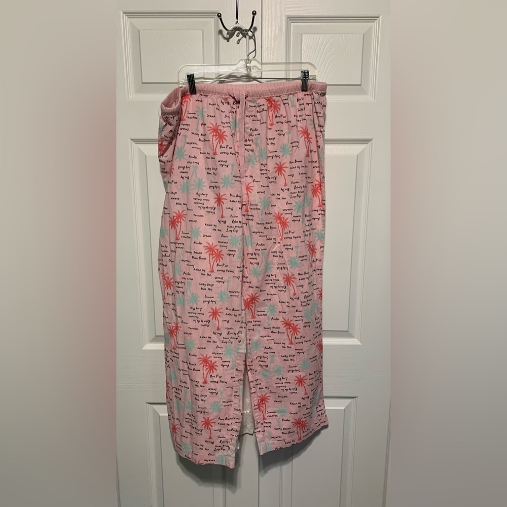 Palm Tree Pajama Pants- size 16/18